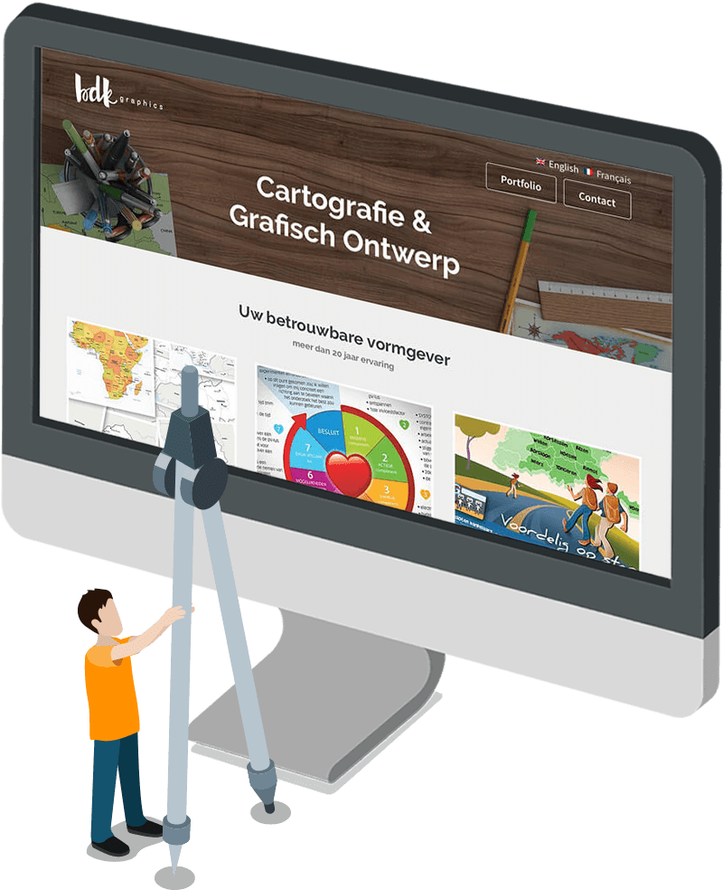 Mockup website BDKgraphics