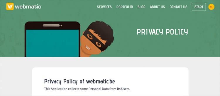 Privacy Policy rendered by iubenda