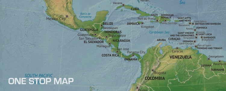 One Stop Map - Bewerkbare landkaarten van over de hele wereld.