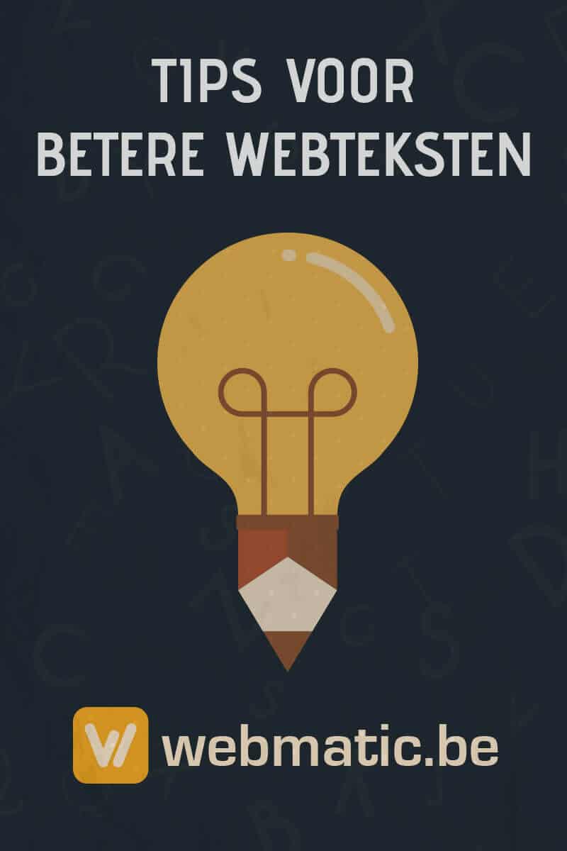 Ontdek onze tips voor het schrijven betere teksten voor je website.
