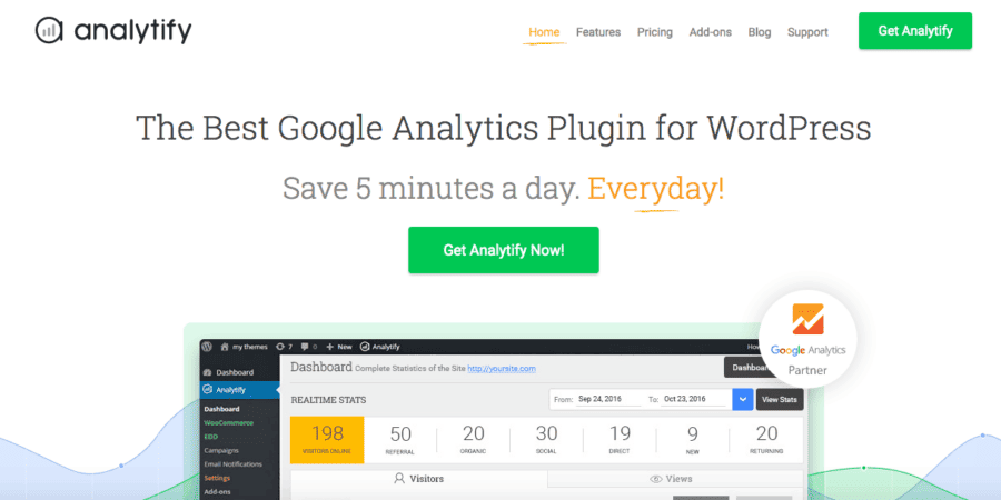Analytify - een Google analytics plugin voor WordPress
