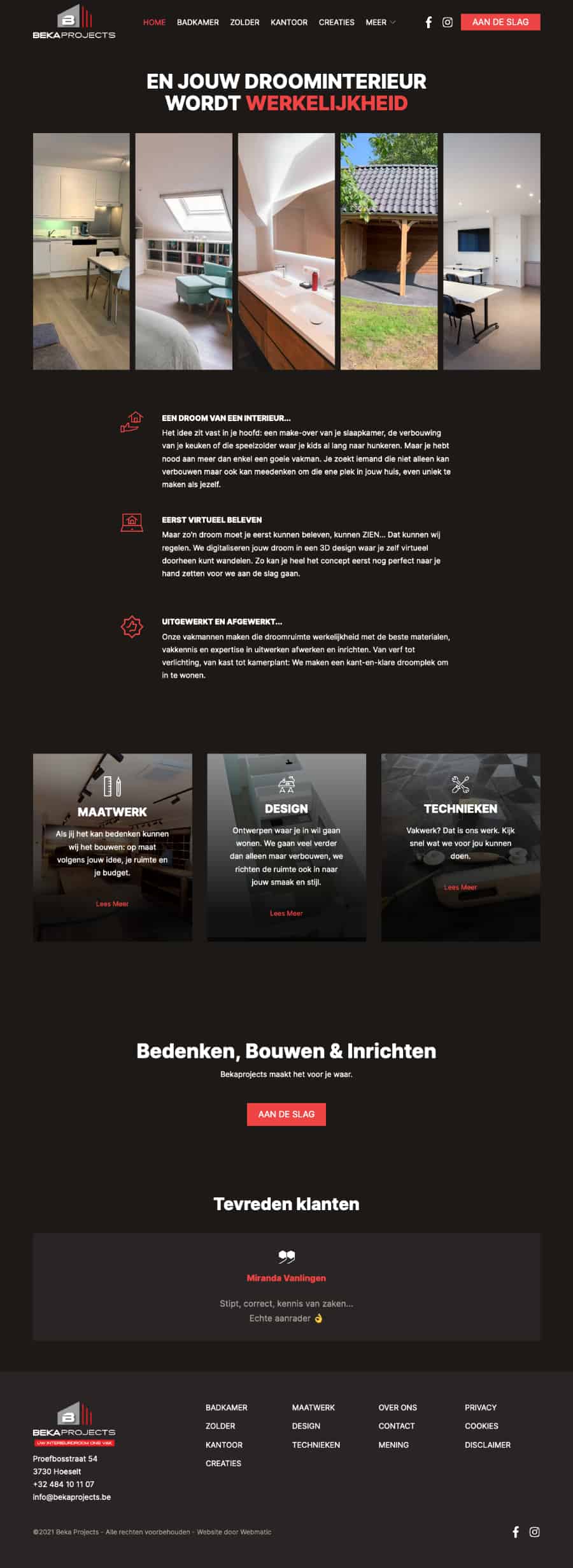 Uw Interieurdroom Ons Vak - Beka Projects