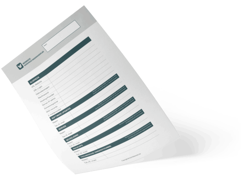 WordPress Onderhoudsplan Funnel 2