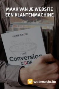 Maak van je website een klantenmachine met deze 7 topideeën uit de 'Conversion Code' van Chris Smith (#5 moet je weten als je adverteert op Facebook). 1